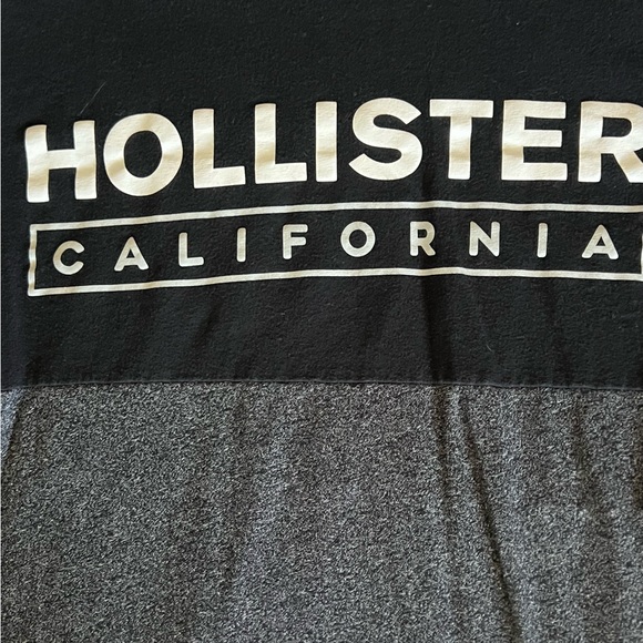 Hollister ombré black & grey soft graphic T-shirt - Picture 4 of 6